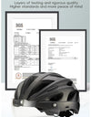 Bike Helmet with Photochromic Len Visor Wind-breaking Brim Bike Helmet Adult MTB Road Safety Riding Cycling Helmet