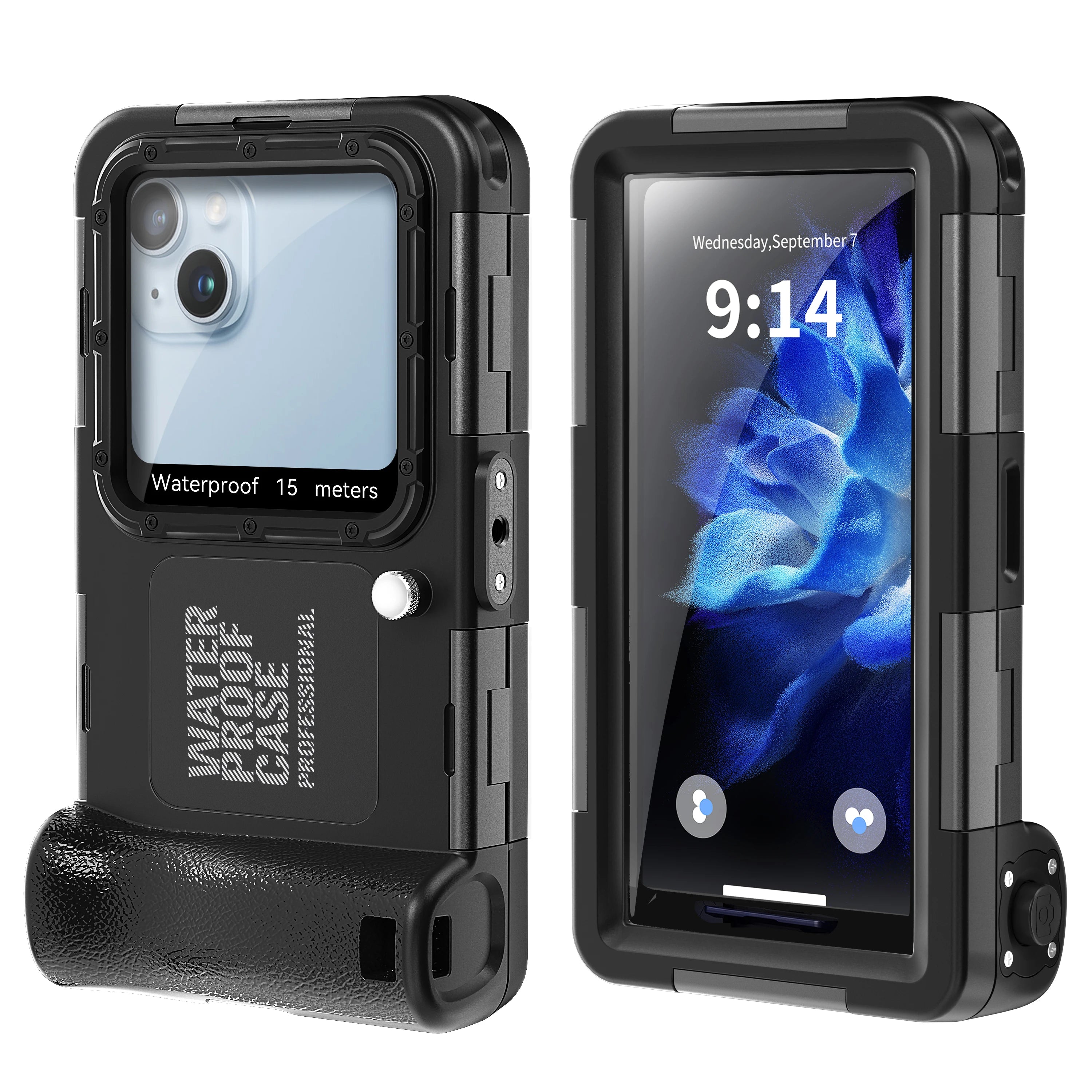 for iPhone series IP68 standard 15M/50ft diving/swimming photography professional diving waterproof phone case