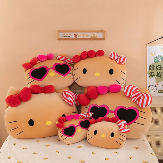 Black Cat Character Plush Stuffed Doll Pillow Toy