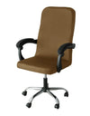 M/L Size Office Chair Covers Stretch Spandex Anti-dirty Computer Seat Chair Cover Removable Office Chair Slipcovers Solid Color