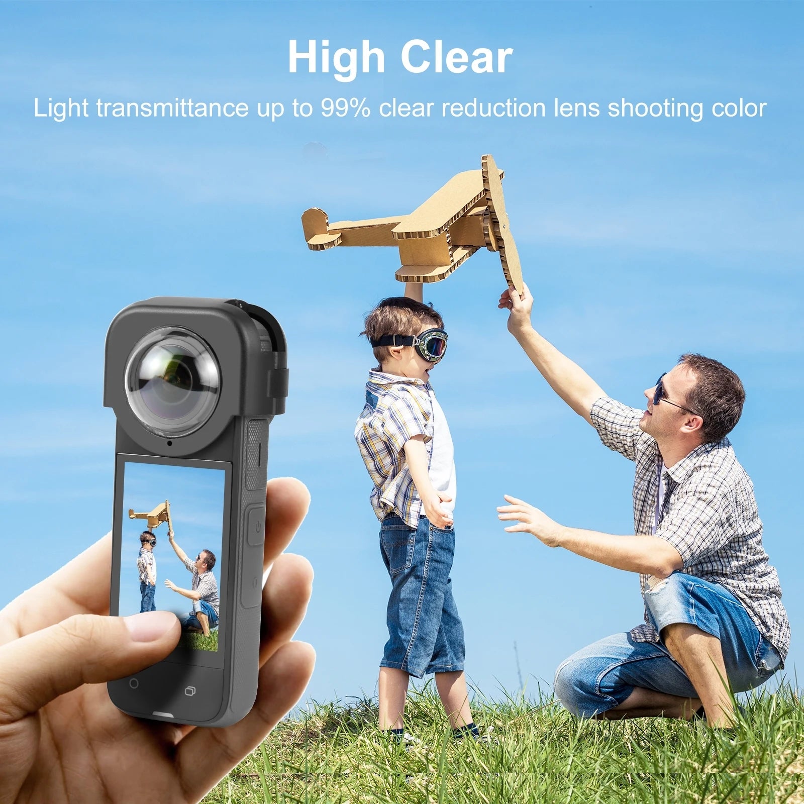 for Insta360 X4 Optical Glass Lens Guard Protective Cover for Insta360 X3 Upgrade Optical Glass Lens Guard Accessories