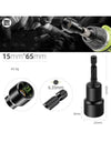 6-19mm Impact-Socket Magnetic Nut Screwdriver Deep Socket Adapter 1/4 Hex Wrench Heads Electric Drill Bit Repairing Hand Tools