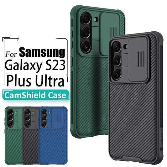 Cam Shield Pro Case For Samsung Galaxy SM227 + Plus Ultra Camera Slider Protection luxury TPU + PC Shockproof Back Cover