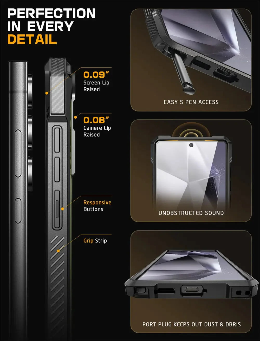 For Samsung Galaxy S25 Ultra Case 6.9" 2025 SUPCASE UB Grip Anti-Scratch Heavy Duty Rugged  Phone Case with Kickstand