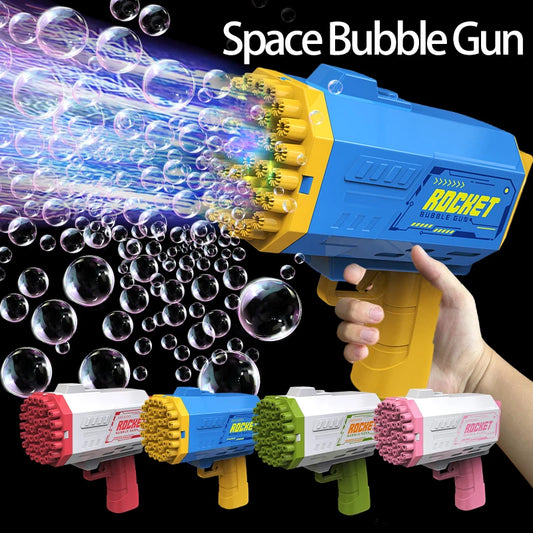 40 Hole Bubble Gun Outdoor Wedding Automatic Continuous Bubble Production Children's Gift (Excluding Bubble Liquid and Battery)