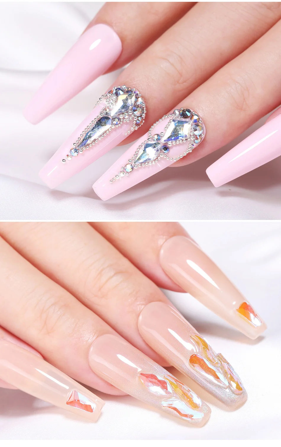 10g Nail Rhinestone Adhesive Glue For Stick The Drill Transparent Nail Glue Soak Off UV LED Nail Art Gel Varnish