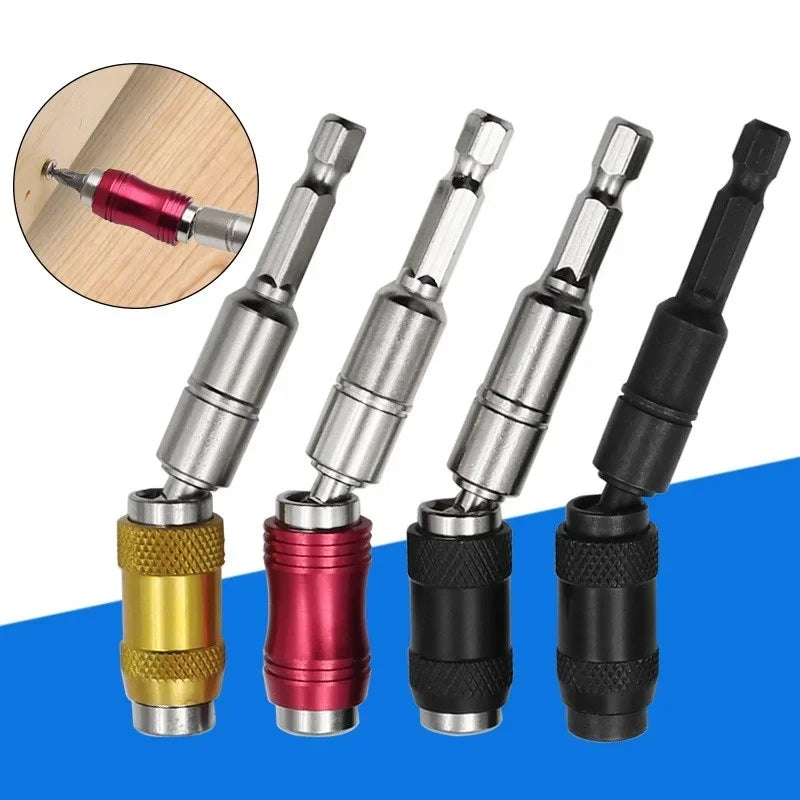 Electric Drill Hexagonal Handle  Quick Release Head Lengthening Connecting Rod Corner Bend Connecting Rod Lengthening