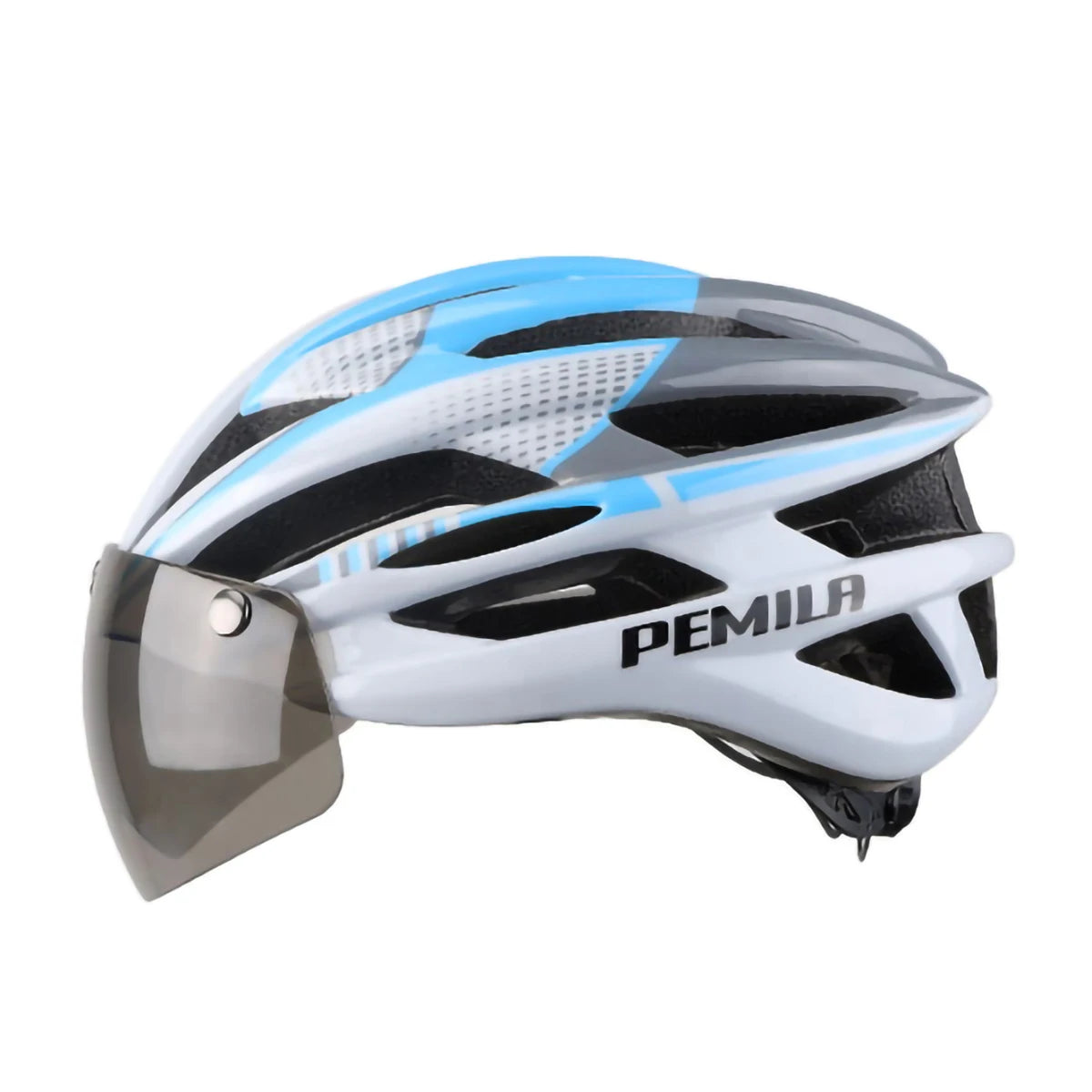 Cycling Helmet With Protective Goggles For Road And Mountain Bike