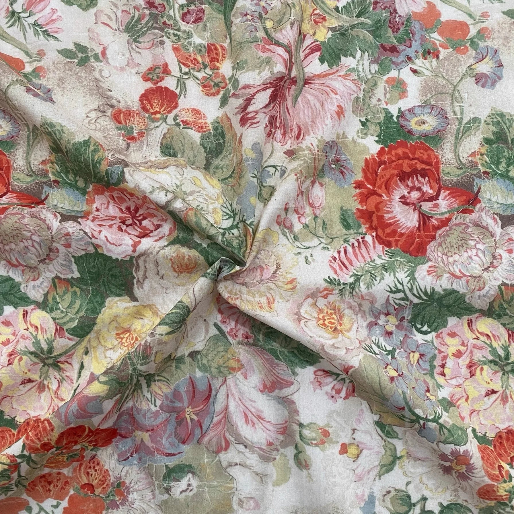 1/5M 100% Cotton tana lawn fabric 80S Like Liberty Fabric parchment petals Sewing children's clothes shirt dress handmade fabric
