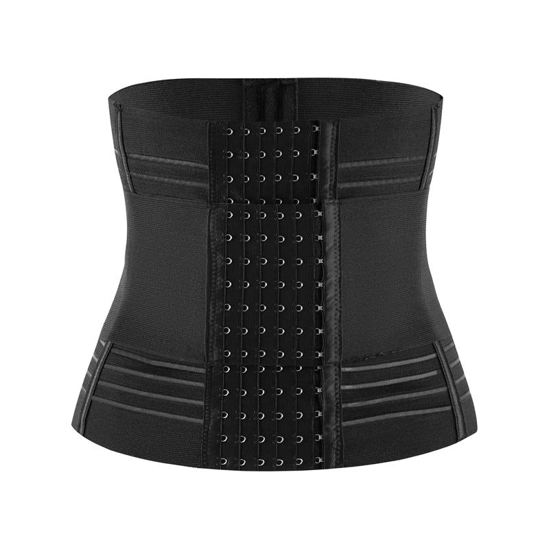 7-Bone Waist Trainer Corset with Double Tummy Control & Breathable Design