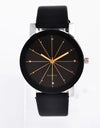 Couple Watches Korean Style Watch Ladies And Men Clock Casual Quartz Leather Band Wristwatches