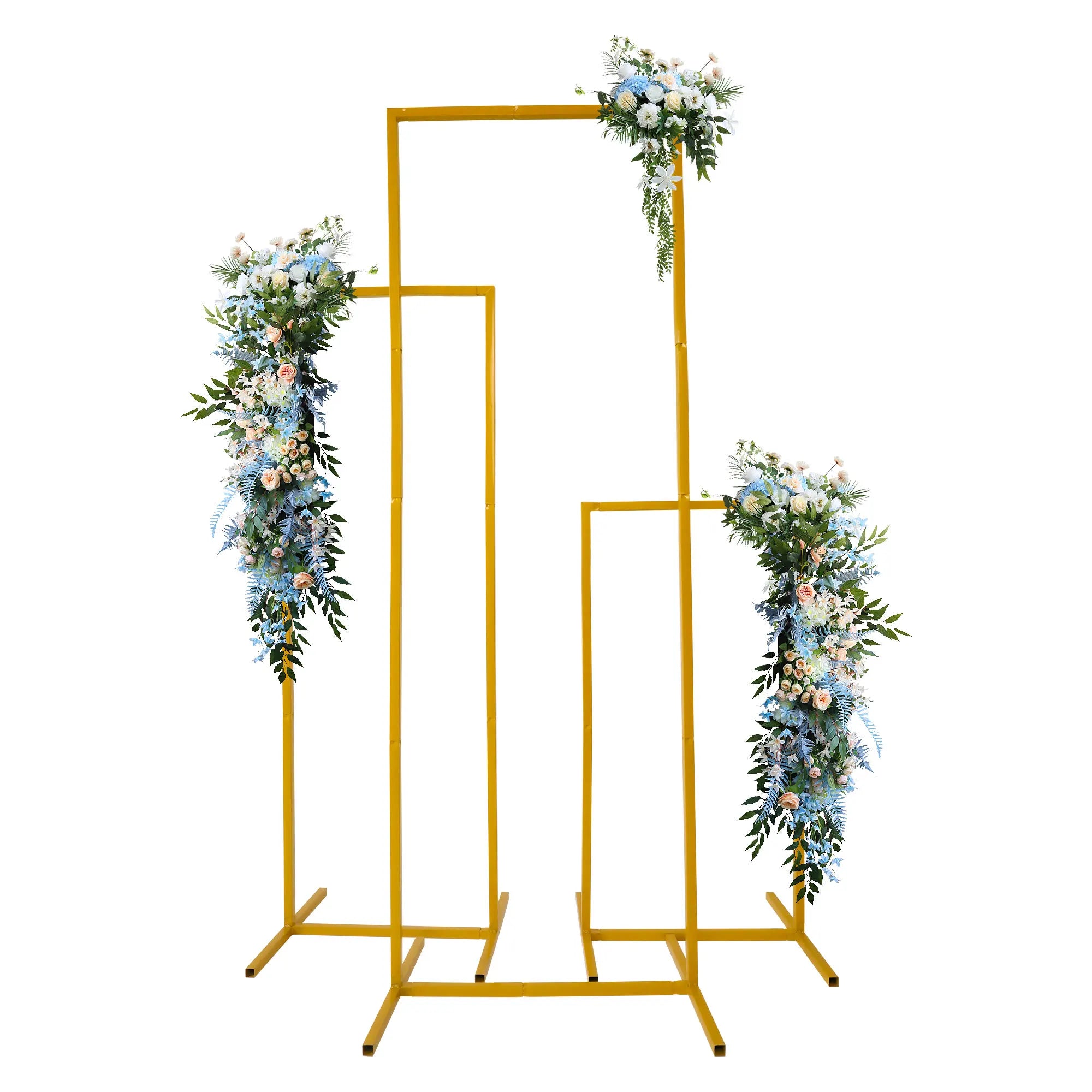 Wedding Arch Metal Iron Backdrop Stand Wedding Floral Decoration Props Birthday Party Balloon Arch Backdrop Stand  Shower
