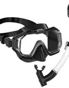 Kids Snorkel Mask 3 Windows Panoramic Wide View HD Three-Lens Adjustable Scuba Snorkeling Swimming Diving For Kids and Youth