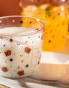 500ml Creative Glass Scale Handgrip Mug Breakfast Milk Coffee Couple Mug Home Tumbler Water Drinkware Fruit Juice Cups