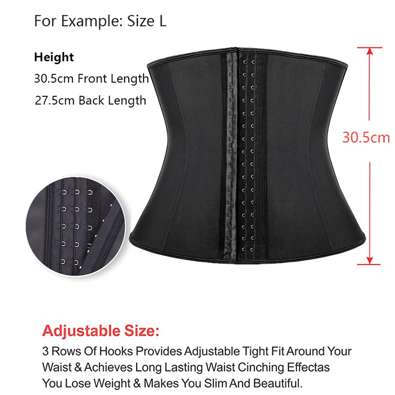 Waist Trainer Women Slimming Sheath Weight Loss Shapewear Body Shaper Tummy Reducing Girdles Belly Shapers Modeling Belt Corset