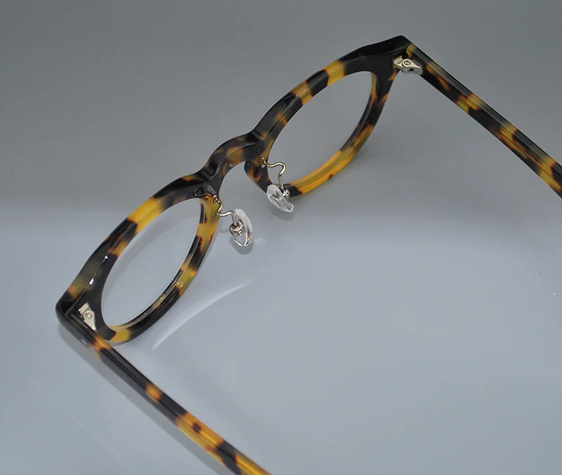 Retro Round Spectacle Luxury Acetate Eyewear Small Size Eyeglasses Optical Prescription Frames