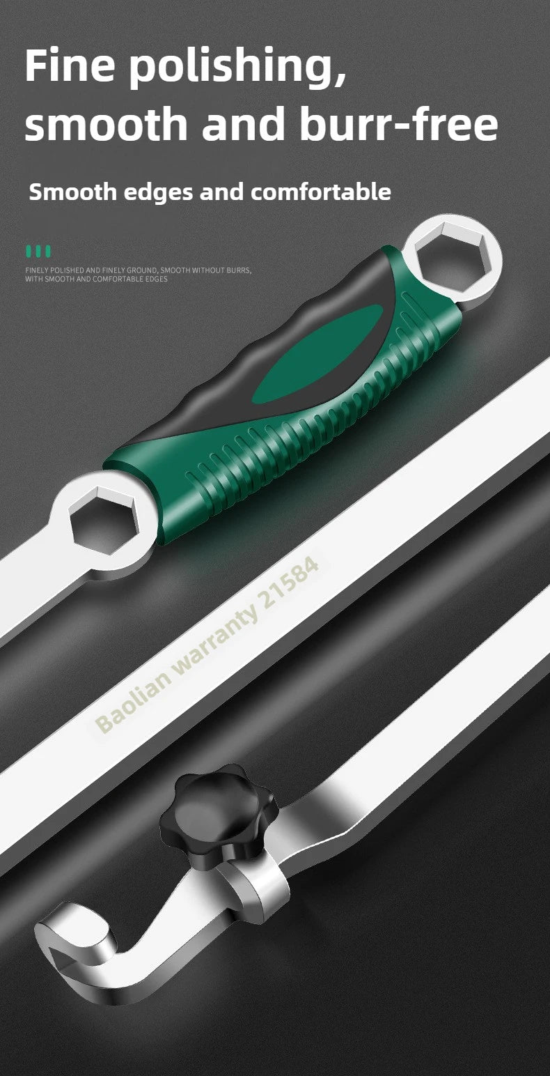 Wrench Extender 40/50cm Long Open End Wrench Bar Ratchet Extension Tool Labor-Saving Torque Amplifier For Hard To Reach