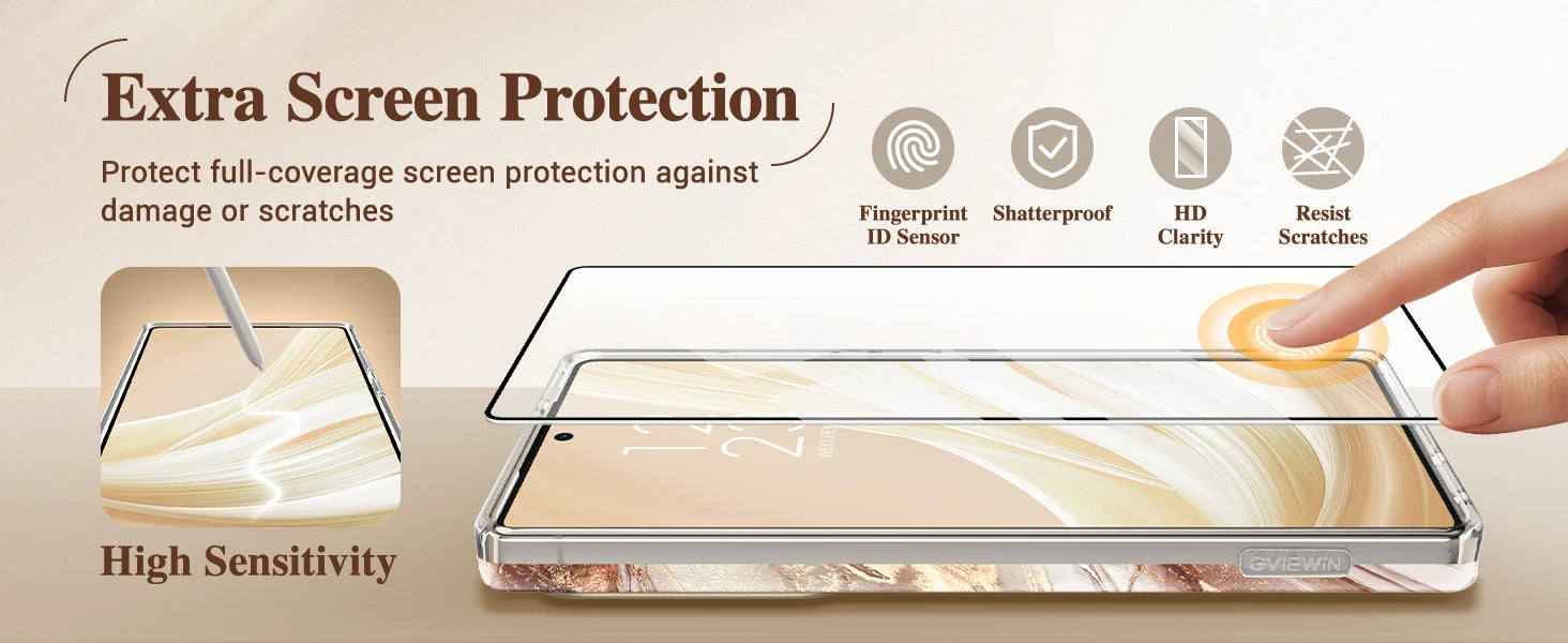 for Samsung Galaxy S25 Ultra Case with Slide Camera Cover Screen Protector Shockproof Drop Protection Marble Phone Cover