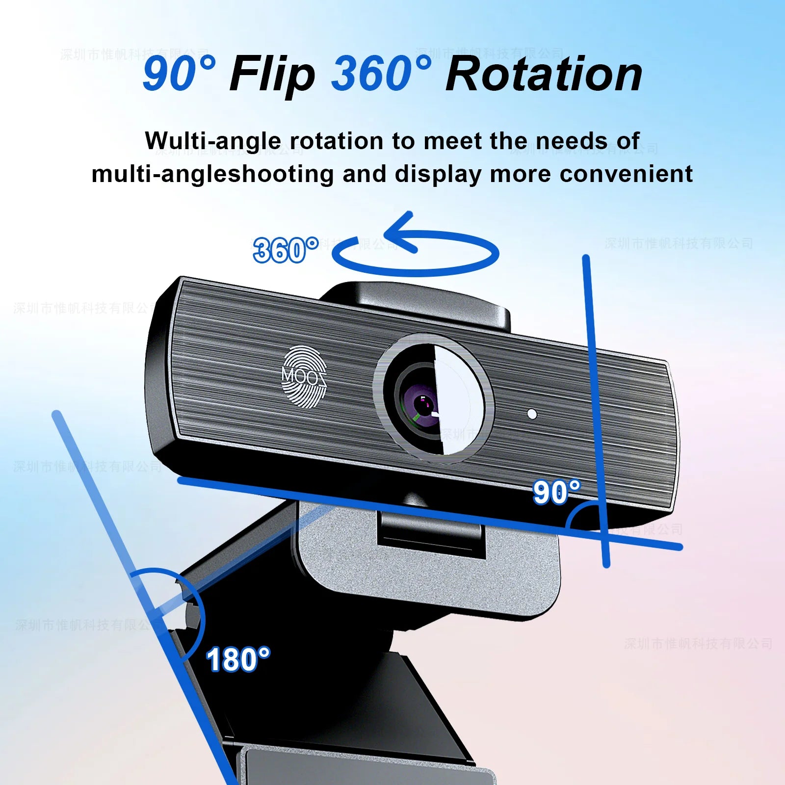 4K Webcam Mini Camera for Pc Autofocus megnetic Privacy Cover Dual Microphone for Live Streaming Online Class Video Conference