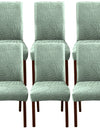 1PC Stretch Dining Chair Covers Leaves Jacquard Seat Covers Universal Size Dust Covers for Hotel Banquet Wedding Chairs Decor