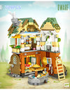 Diamond Mini Street Snow White Princess Fairy Tale House Building Blocks Bricks Toys for Children Xmas Gifts 1225 1226