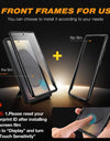 For Samsung Galaxy S25 Ultra Case Full-Body Heavy Duty Shockproof S25 Ultra Phone Case with Stand & Belt Clip Holster