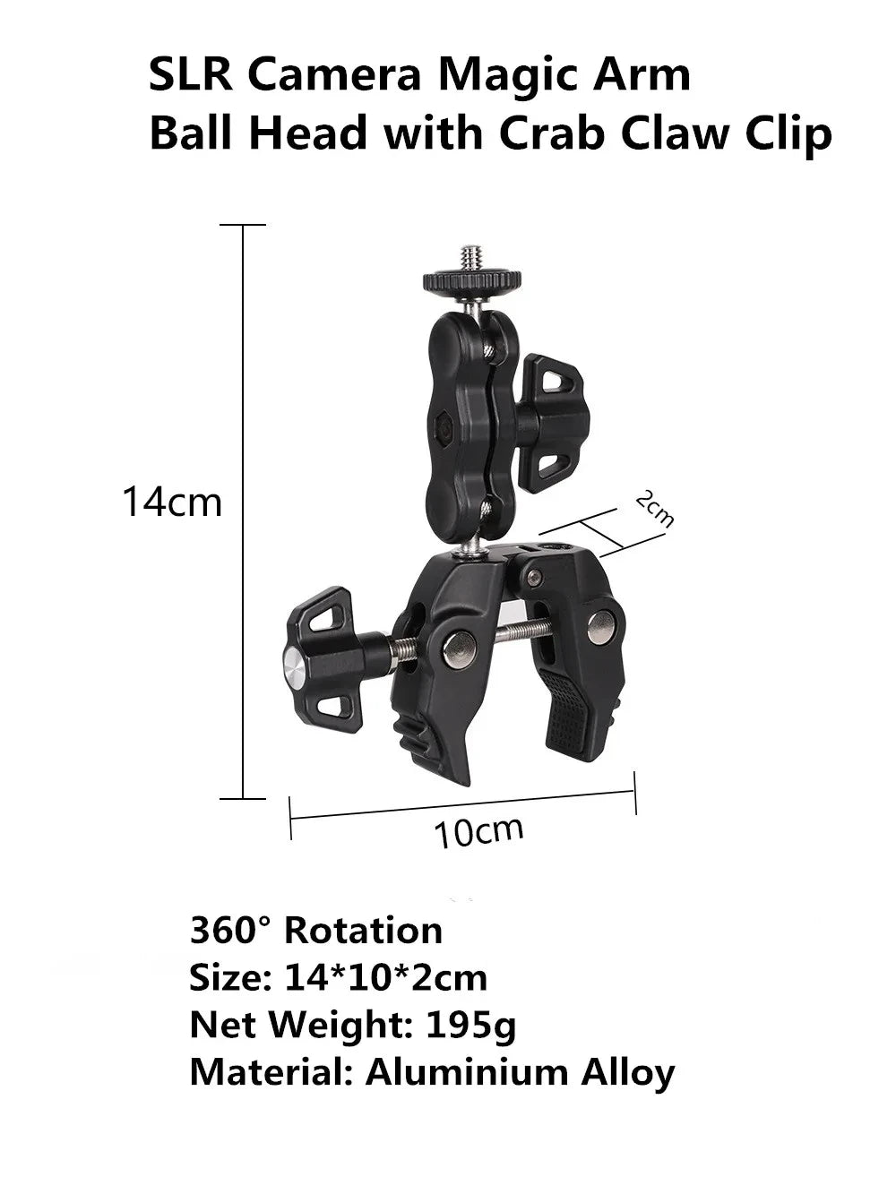 Action Camera Bicycle Motorcycle Handlebar Mount Selfie Stick Bracket