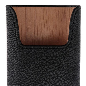 Leather Cigar Case, Cedar Wood Lining Travel Humidors for Cigars, Cigar Accessories Include Stainless Steel Cigar Cutter