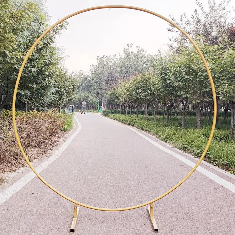 Metal Wedding Arche Circular Balloon Stand Party Decoration Backdrop Arch Birthday Party Balloon Arch  Shower Decoration