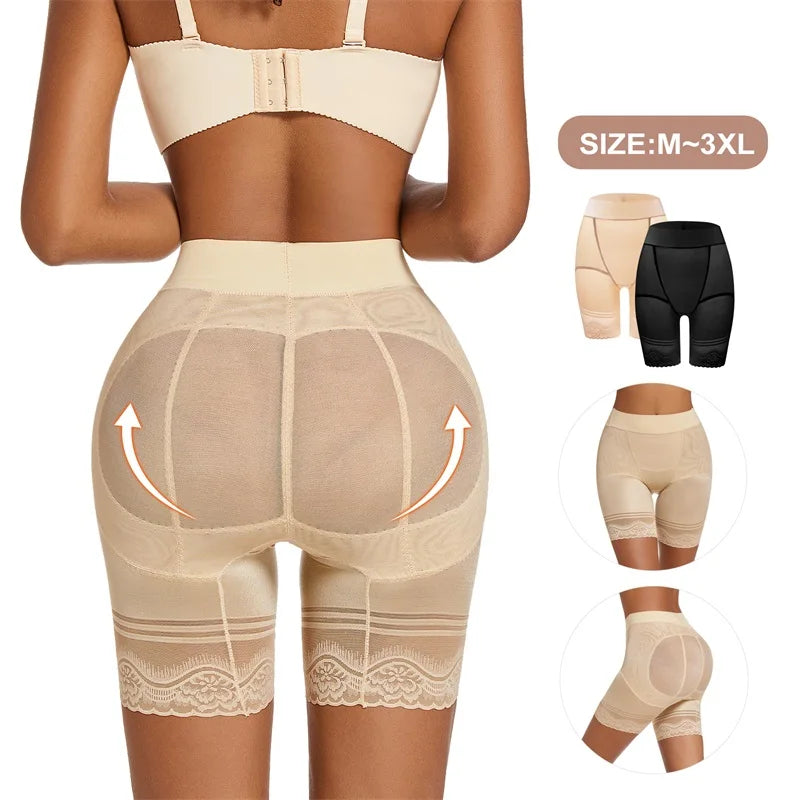 Women's Tummy Control Shapewear Panties – Lace Waist Trainer & Slimming Body Shaper