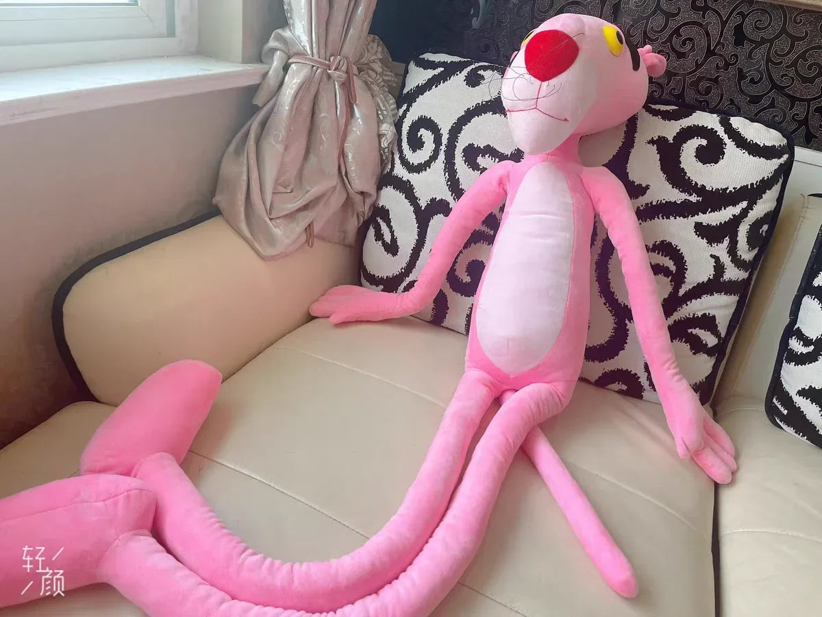 Disney 60cm~180cm  Pink Plush Doll Toys Cute Cartoon Leopard Stuffed Animal  Toy Soft Kawaii Stuffed Doll Christmas Gift