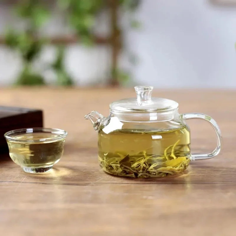 200ml Transparent Glass Teapot with Filter