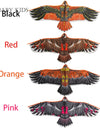 1.1m Eagle Kite With 30 Meter Kite Line Large Eagle Flying Bird Kites Children Gift Family Trips Garden Outdoor Sports DIY Toy
