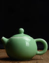 Longan celadon, small teapot, ice crack glaze, ceramic