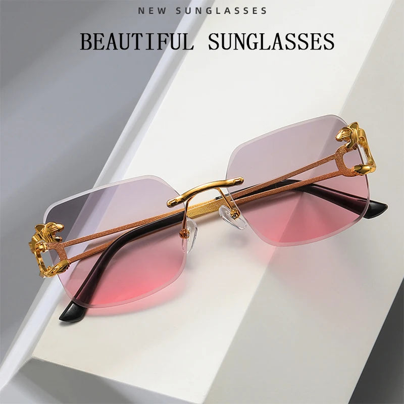 Square Sunglasses Women Luxury Sunglasses