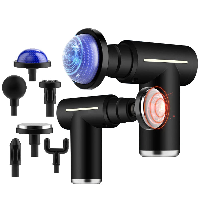 Professional Level Muscle Massage  Relaxation Intelligent Exercise Fitness Massager Cold And Hot Compress Fascia  6 Heads