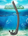 Soft Silicone Diving Snorkel Portable Foldable Easy-Breath Wet Scuba With Storage Case for Freediving Spearfishing Swimming