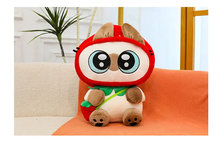 Kawaii Siamese Cat Plush Stuffed Doll Pillow Toy