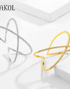 Luxury Cubic Zirconia X shape Cuff Bangles For Women Fashion Cross Girl