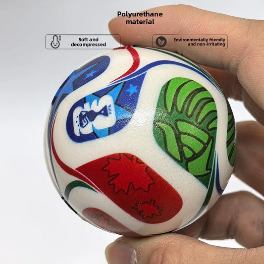 2026 Soccer PU Foam Stress Ball Slow Rising Squishy Toy