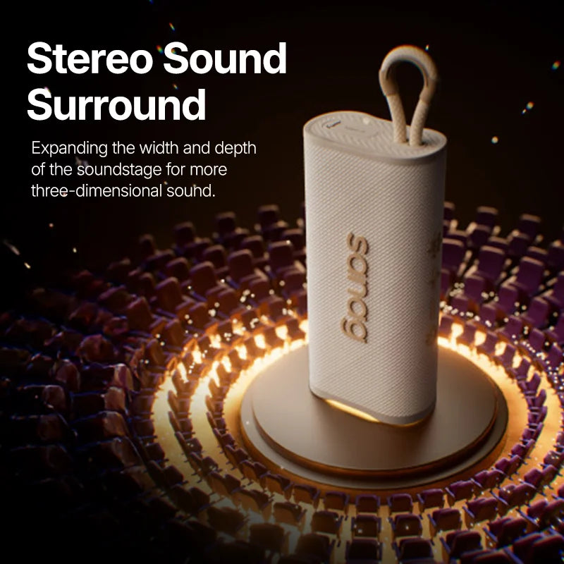 M15 Portable Bluetooth Speaker 10W Stereo Speakers 10-hours Playtime IPX4 Waterproof Camping flash-sale Choice Subwoofer