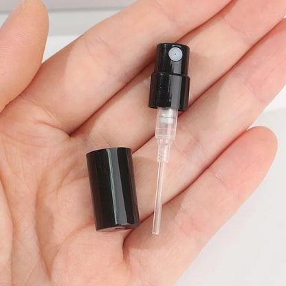 10pcs 2ml 3ml 5ml Bayonet Spray Bottle Portable Empty Clear Perfume Bottle Glass Sample Mini Travel Cosmetic Container