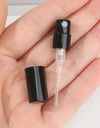 10pcs 2ml 3ml 5ml Bayonet Spray Bottle Portable Empty Clear Perfume Bottle Glass Sample Mini Travel Cosmetic Container