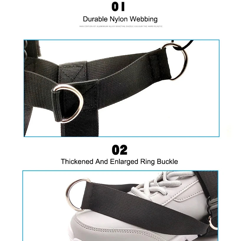 Foot Ankle Straps Guard Buckle Dragon Frame Anklet Support Fitness Adjustable D-Ring Strap Sport Ankle Support