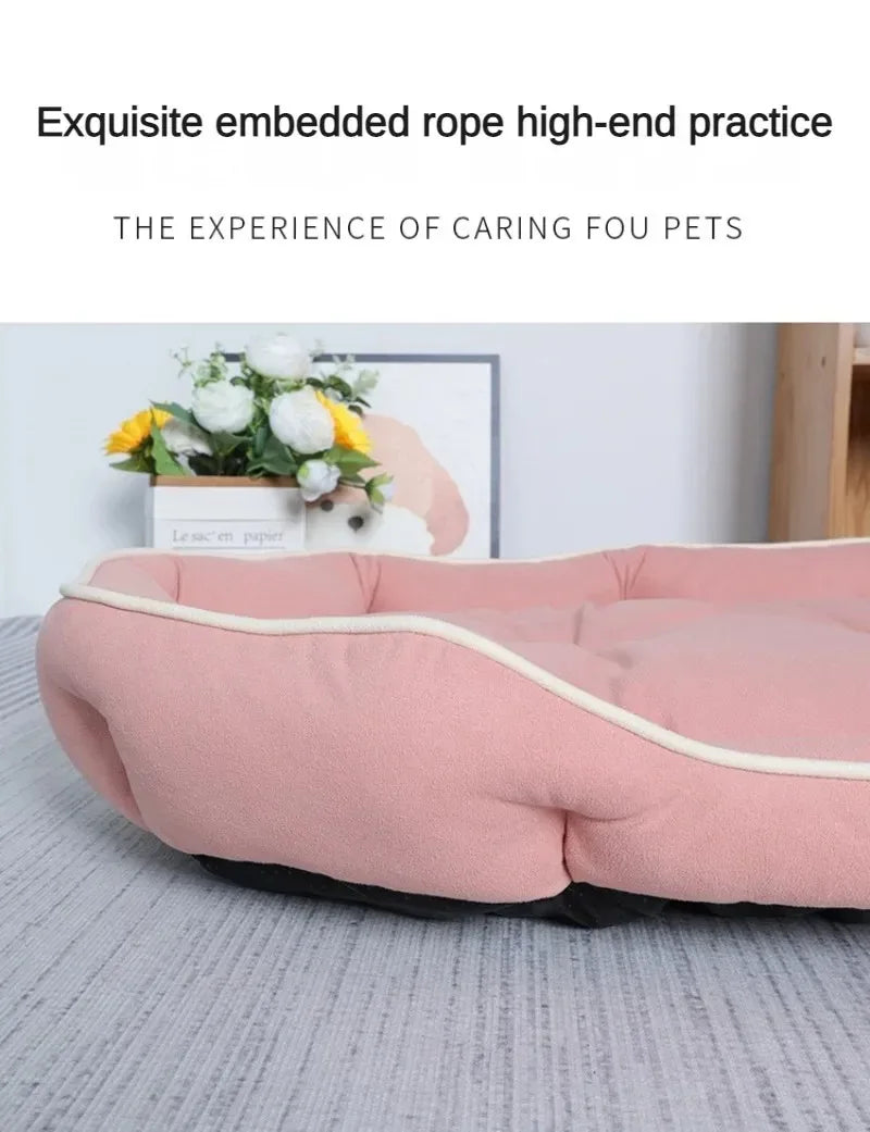Fluffy Plush Pet Sofa Bed Cushion for Dogs and Cats