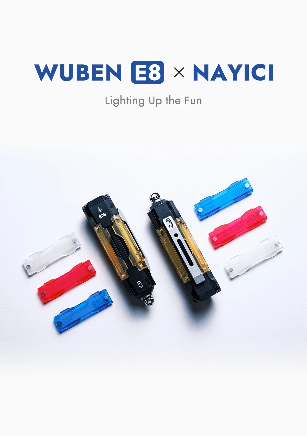 1300 Lumen Rechargeable EDC Flashlight With UV Light And Magnetic Panels
