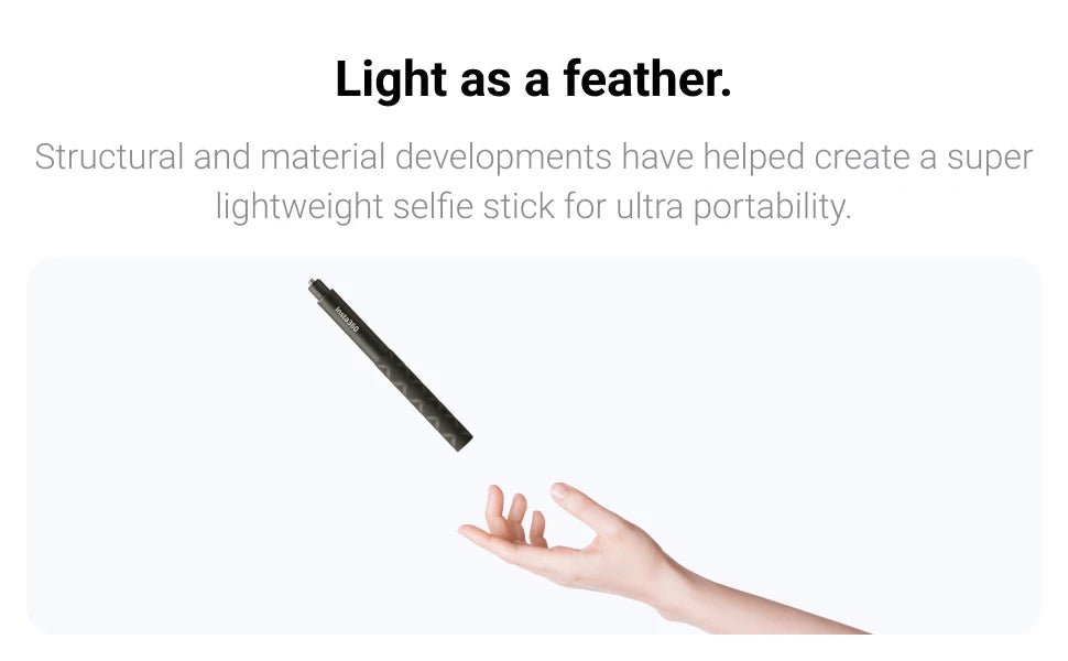 114cm Invisible Selfie Stick for Insta360 X5 X4 X3 GO 3S Ace Pro ONE RS