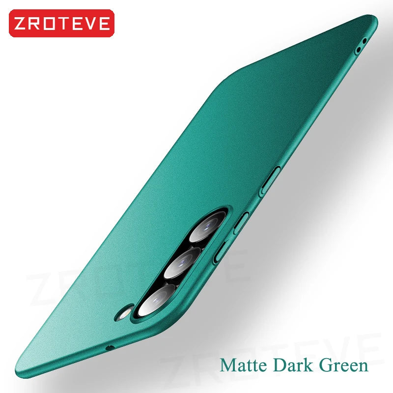 Zroteve Slim Matte Hard PC Case for Samsung Galaxy S26 Ultra / S25 Edge / S24 / S23 – Lightweight Protective Cover
