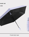 Ultra lightweight and portable automatic umbrella for women, suitable for both weather and sun protection