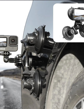 for Gopro Accessories Tri-angle Suction Cup Tripod Mount for GoPro Hero 10 9 8 for Insta360 One X2 for Dji Action VP525S